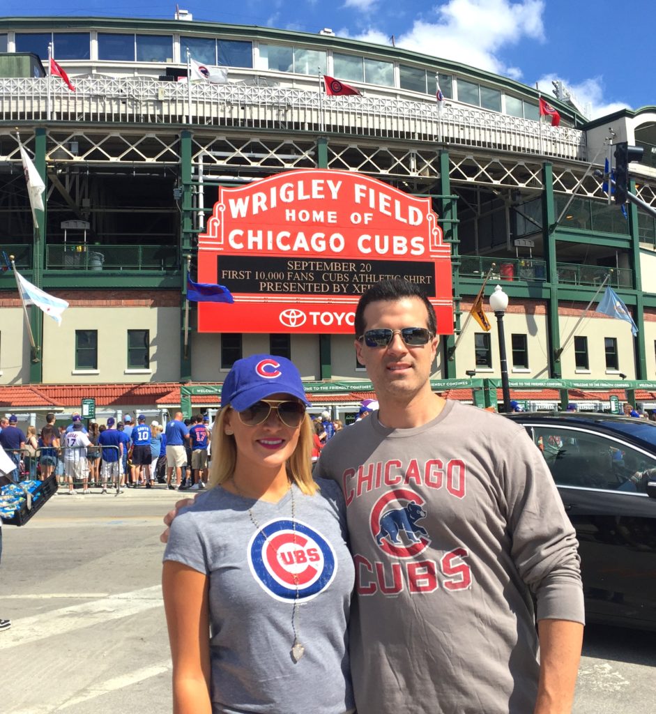 Obligatory pic in front of Wrigley Field 